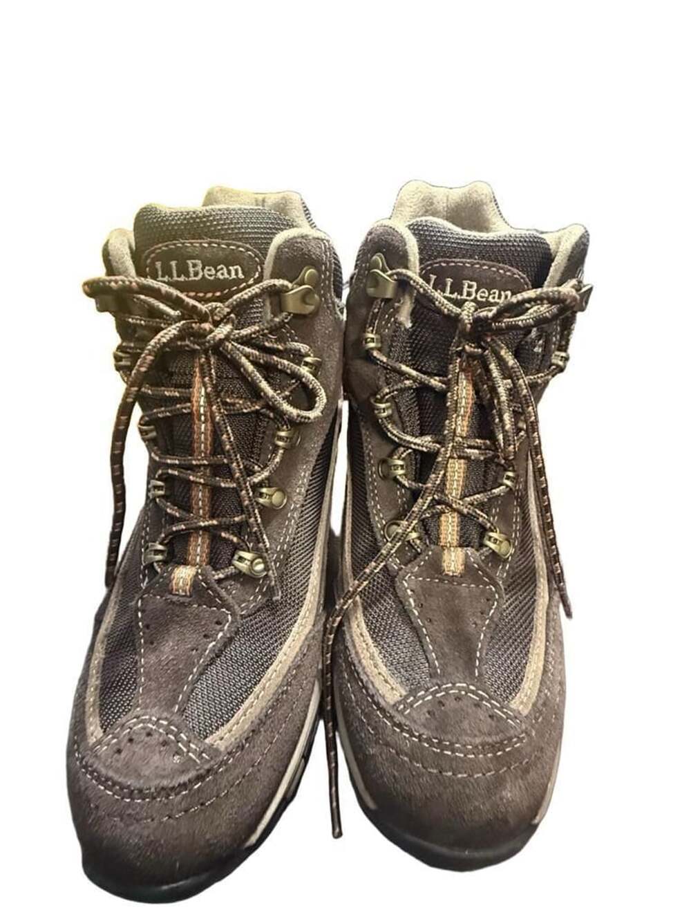 L.L.Bean Women’s 7 M PrimaLoft Tek 2.5 Insulated Hiking Boots Brown Suede